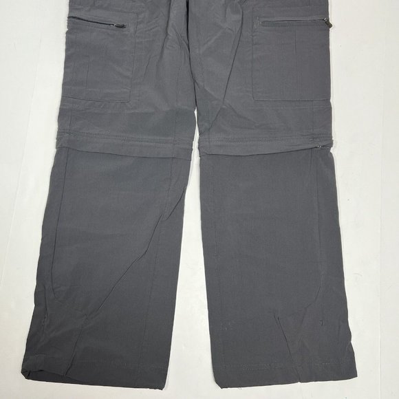 Mountain Hardwear Yuma Convertible Pants Women's Sz 8 / 32 Hiking Gray Flaw - Picture 5 of 12